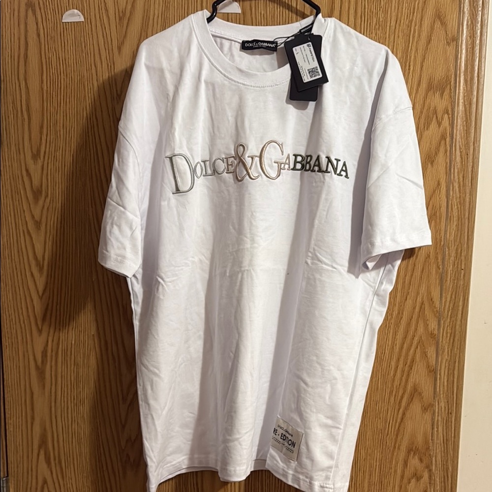 Dolce & Gabbana White Short Sleeve Tee